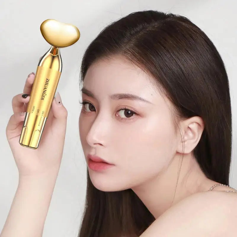 Face Lifting Anti Wrinkle Facial Eye Massage With Face Cream Introducer Skin Rejuvenation