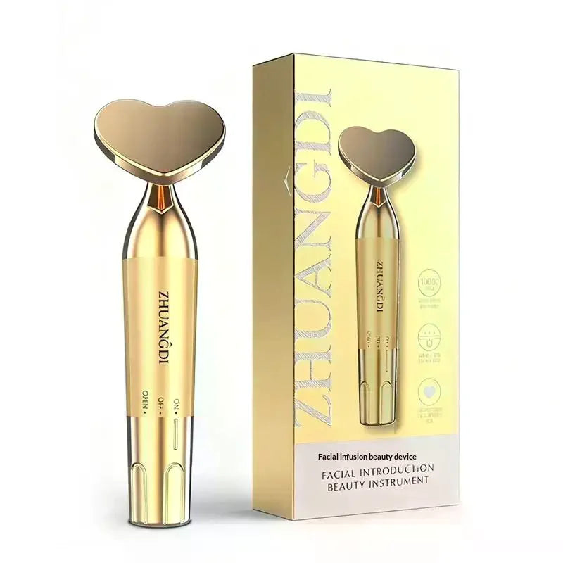 Face Lifting Anti Wrinkle Facial Eye Massage With Face Cream Introducer Skin Rejuvenation