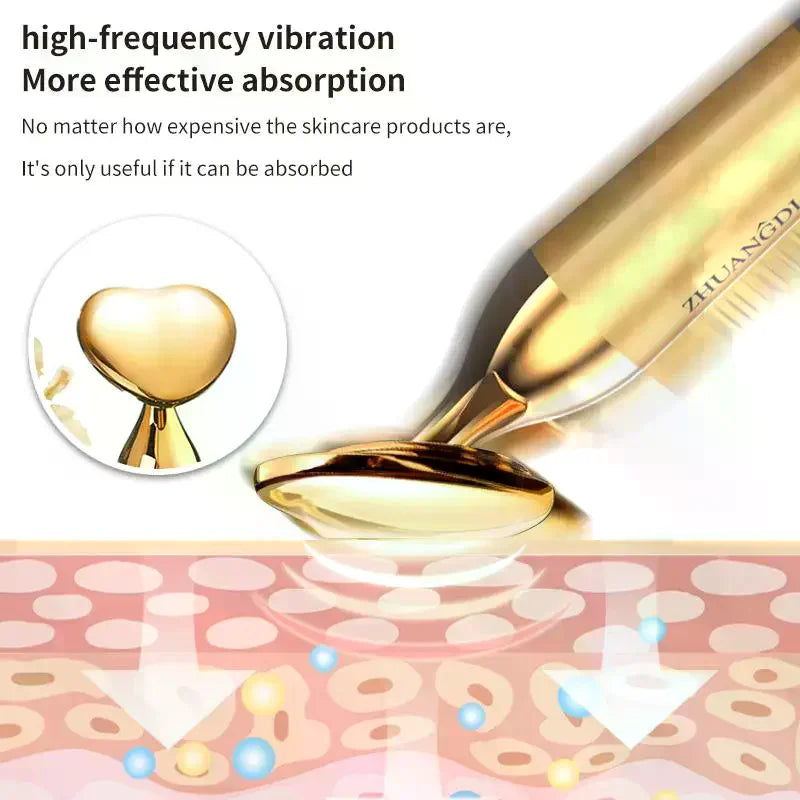 Face Lifting Anti Wrinkle Facial Eye Massage With Face Cream Introducer Skin Rejuvenation